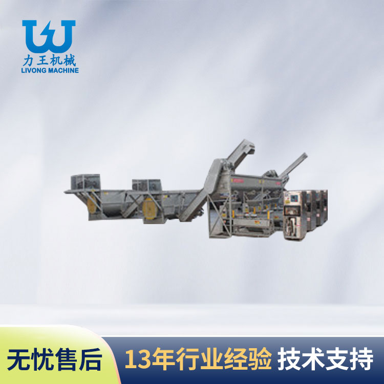 山东双机自动装袋生产线